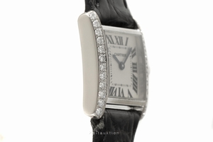 Cartier Tank 18 ct white gold quartz Kal. 018B Ref. 2365