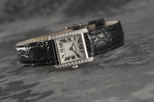 Cartier Tank 18 ct white gold quartz Kal. 018B Ref. 2365