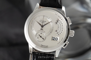 Glashutte Original PanoGraph chronograph steel manual winding