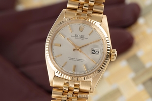 Rolex Datejust 18 ct gold automatic Kal. 1570 Ref. 1601