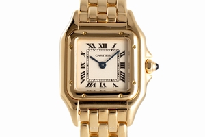 Cartier Panthere 18 ct gold quartz Kal. 157 Ref. 1070