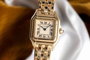 Cartier Panthere 18 ct gold quartz Kal. 157 Ref. 1070