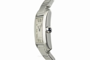 Cartier Tank Francaise steel quartz Kal. 157.06 Ref. 2301
