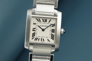 Cartier Tank Francaise steel quartz Kal. 157.06 Ref. 2301