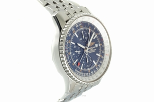 Breitling Navitimer World chronograph steel automatic Kal. B24 Ref. A24322