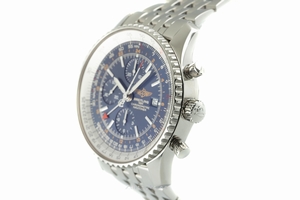 Breitling Navitimer World chronograph steel automatic Kal. B24 Ref. A24322