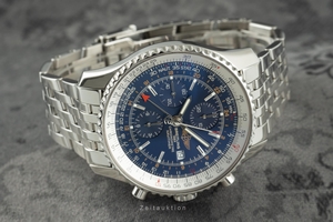 Breitling Navitimer World chronograph steel automatic Kal. B24 Ref. A24322