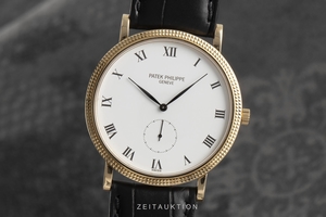 Patek Philippe Calatrava 18 ct gold manual winding Kal. 215 Ref. 3919