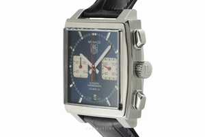 Tag Heuer Monaco chronograph steel automatic Kal. 12 Ref. CAW2111