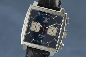 Tag Heuer Monaco chronograph steel automatic Kal. 12 Ref. CAW2111