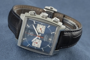 Tag Heuer Monaco chronograph steel automatic Kal. 12 Ref. CAW2111
