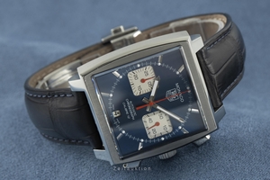 Tag Heuer Monaco chronograph steel automatic Kal. 12 Ref. CAW2111