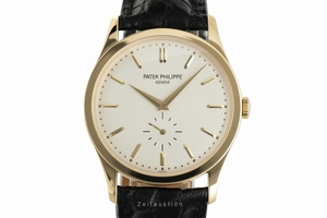 Patek Philippe Calatrava 18 ct gold manual winding Kal. 215 Ref. 5196J-001
