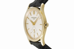 Patek Philippe Calatrava 18 ct gold manual winding Kal. 215 Ref. 5196J-001