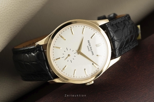 Patek Philippe Calatrava 18 ct gold manual winding Kal. 215 Ref. 5196J-001