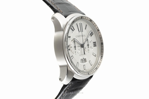 Cartier Calibre de Cartier chronograph steel automatic Kal. 1904-CH MC Ref. W7100046, 3578