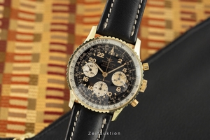 Breitling Navitimer Cosmonaute chronograph gold-plated manual winding Kal. Venus 178 Ref. 809