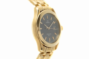 Omega Seamaster 18 ct gold quartz Kal. 1438 Ref. 196.1501, 168.1501