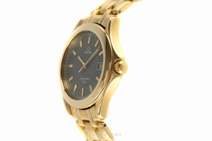 Omega Seamaster 18 ct gold quartz Kal. 1438 Ref. 196.1501, 168.1501