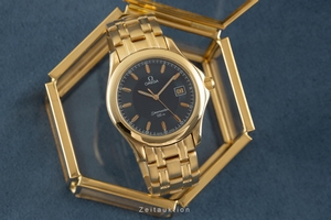 Omega Seamaster 18 ct gold quartz Kal. 1438 Ref. 196.1501, 168.1501