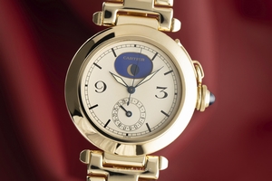 Cartier Pasha 18 ct gold quartz Kal. 616 Ref. 1990