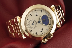 Cartier Pasha 18 ct gold quartz Kal. 616 Ref. 1990