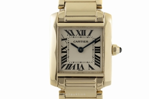 Cartier Tank 18 ct gold quartz Kal. 018B Ref. 1820
