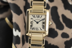 Cartier Tank 18 ct gold quartz Kal. 018B Ref. 1820
