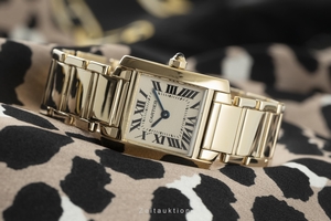 Cartier Tank 18 ct gold quartz Kal. 018B Ref. 1820