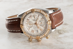 Breitling Chronomat chronograph steel / gold automatic Kal. B13 Ref. C13356