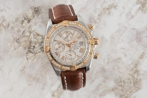 Breitling Chronomat chronograph steel / gold automatic Kal. B13 Ref. C13356