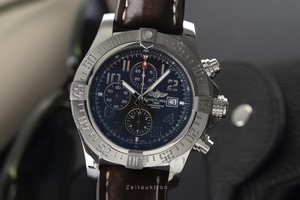 Breitling Super Avenger II chronograph steel automatic Ref. A13371