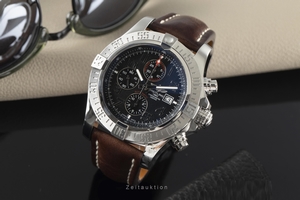 Breitling Super Avenger II chronograph steel automatic Ref. A13371