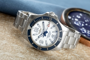 Breitling Superocean steel automatic Kal. B17 Ref. A17366