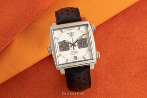 Tag Heuer Monaco chronograph steel automatic Kal. 11 Ref. CAW2110-0