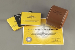 Breitling Chronomat 44 chronograph steel automatic Kal. B01 Ref. AB0110