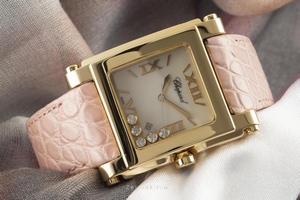 Chopard Happy Sport 18 ct gold quartz Kal. ETA 955.412 Ref. 28/3570
