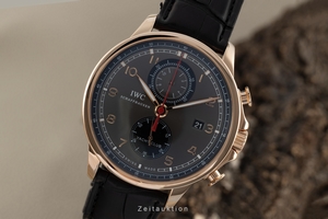 IWC Portugieser chronograph 18 ct red gold automatic Kal. C.89361 Ref. IW390209
