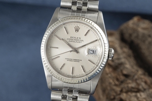 Rolex Datejust steel / white gold automatic Kal. 3135 Ref. 16234