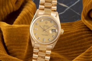 Rolex Day-Date 18 ct gold automatic Kal. 3055 Ref. 18078