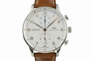 IWC Portugieser chronograph steel automatic Kal. C.79350 Ref. 3714