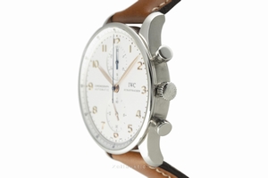IWC Portugieser chronograph steel automatic Kal. C.79350 Ref. 3714