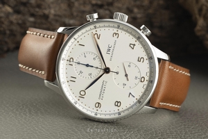 IWC Portugieser chronograph steel automatic Kal. C.79350 Ref. 3714