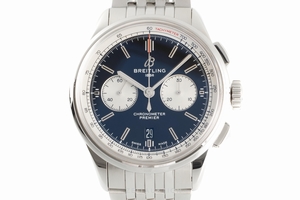 Breitling Premier chronograph steel automatic Kal. B01 Ref. AB0118371B1A1