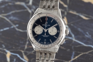 Breitling Premier chronograph steel automatic Kal. B01 Ref. AB0118371B1A1
