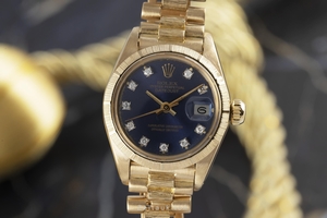 Rolex Lady Datejust 18 ct gold automatic Kal. 2030 Ref. 6927