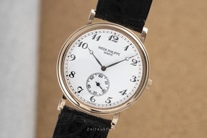 Patek Philippe Calatrava 18 ct red gold manual winding Kal. 215 Ref. 5022