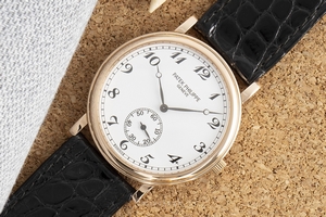 Patek Philippe Calatrava 18 ct red gold manual winding Kal. 215 Ref. 5022