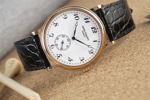 Patek Philippe Calatrava 18 ct red gold manual winding Kal. 215 Ref. 5022