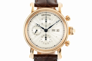 Chronoswiss Sirius chronograph 18 ct red gold automatic Kal. ETA 7750 Ref. CH-7541 R